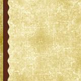 Layered old paper scrapbook background with wavy border