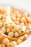 chickpeas delicious homemade carrot and potato dish