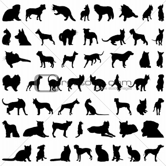 pets silhouettes # 2
