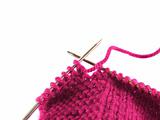 Pink Knitting 