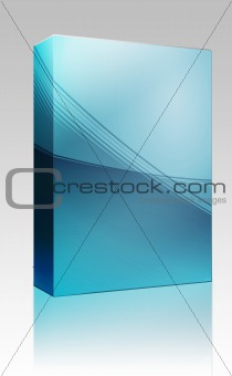 Abstract wallpaper box package
