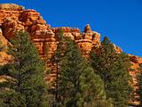 Sandstone formations in Red Canyon