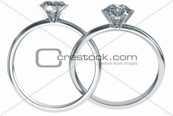 Diamond rings intertwined