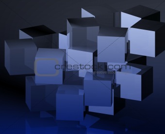 Abstract cubes