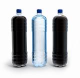 Bottles with water and cola