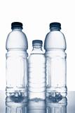 Three bottles of mineral water