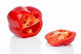 Red pepper slices