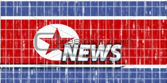 Flag of North Korea news