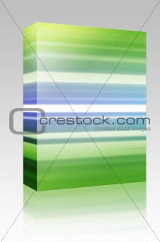 Colored lines box package