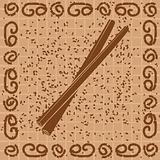 Vector illustration of cinnamon sticks 