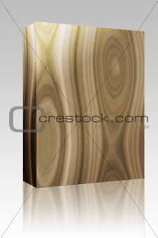 Wood texture box package