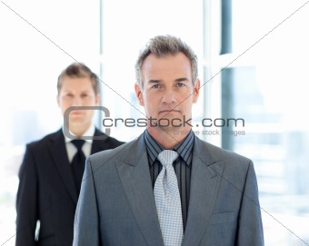 Portrait of a serious senior businessman