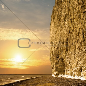 White cliff