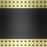 carbon fibre and gold background