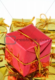 stack of gifts