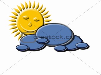 Smiling the sun
