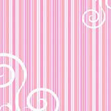 Pink and white striped background