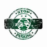 Stop parking rubber stamp