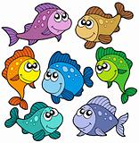 Various cute fishes collection