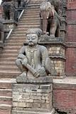 Statue Guarding A Hindu Temple
