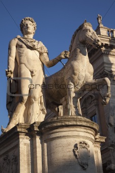 Pollux Statue Defender of Rome Capitoline Hill Rome Italy 