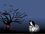 illustration, halloween background series5, design10
