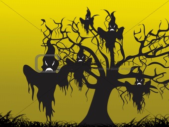 illustration, halloween background series5, design8