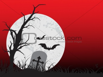 illustration, halloween background series5, design2