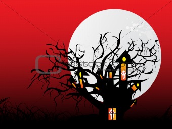 illustration, halloween background series5, design3