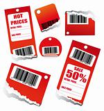 Sales Tag with Barcode