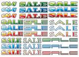 Sale Text Tag Collection