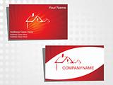 real state business card with logo_28