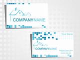 real state business card with logo_31
