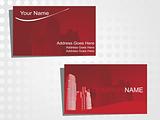 real state business card with logo_40