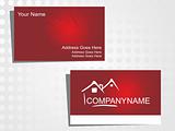 real state business card with logo_6