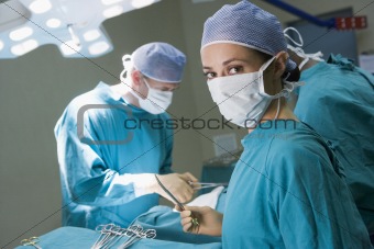 Surgeon Getting Ready To Operating On A Patient