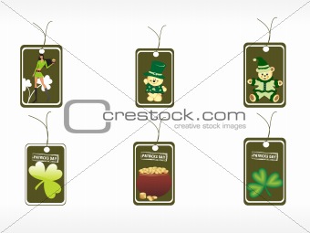 st. patrick's day shopping tags 