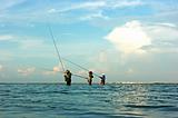 Fishermen on Bali