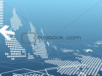 Abstract Technology background