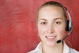 Young Woman With Headset