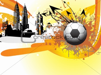 abstract ball background, vector illustration