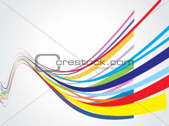 rainbow wave line 