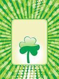 shamrock background greeting cards 17 march