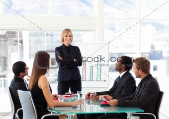 Business group in a meeting