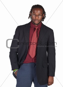 Handsome African businessman