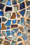 Broken mosaic tile background