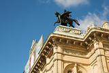 Statue on top of building in Vienna