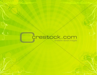  green abstract background