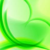 abstract green spirals