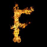 burning alphabet
